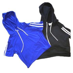 2 sporty crop tops